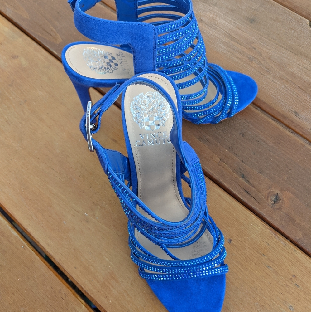 Gorgeous royal blue Vince Camuto heels